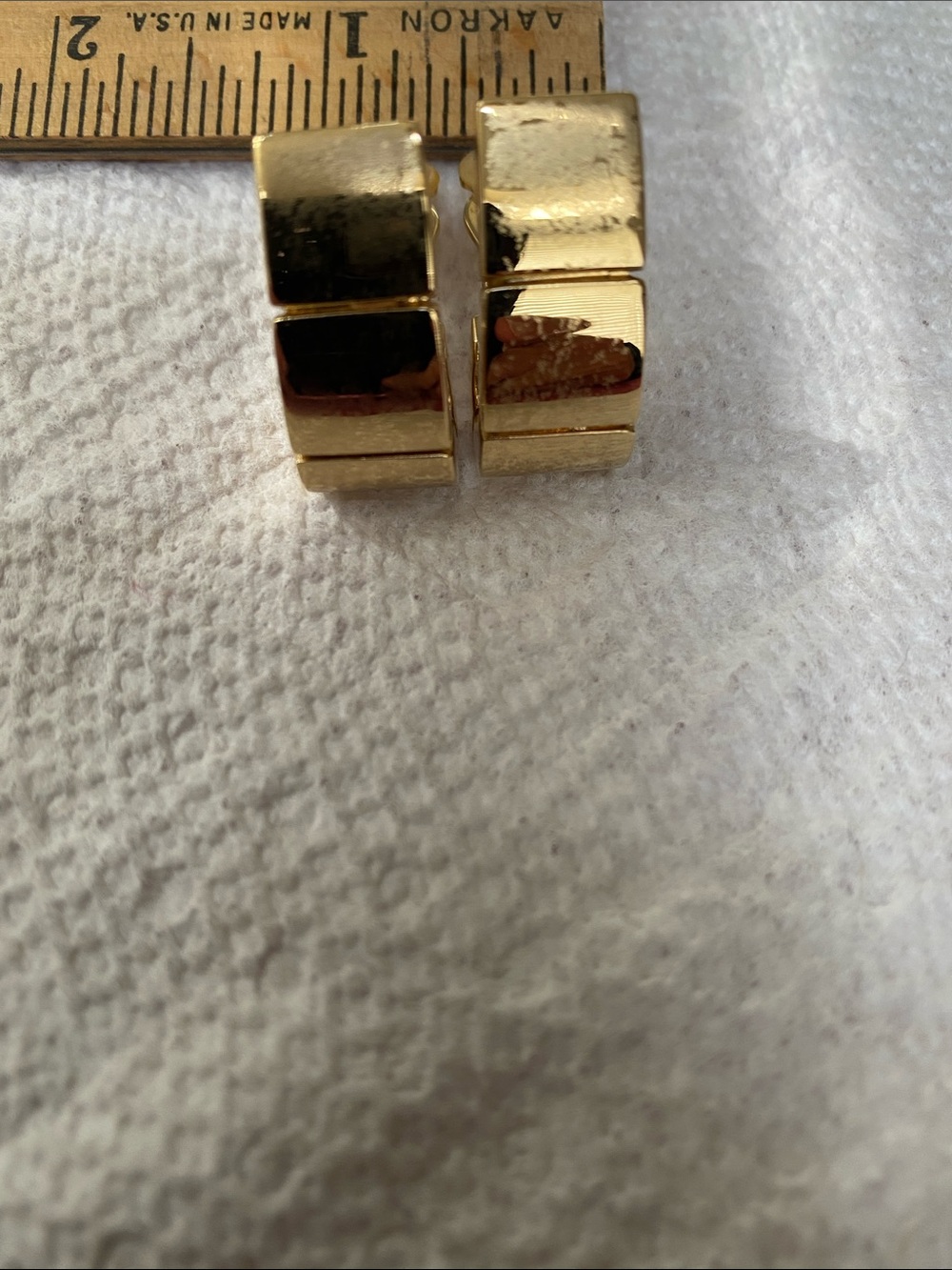 St. John vintage clip on earrings